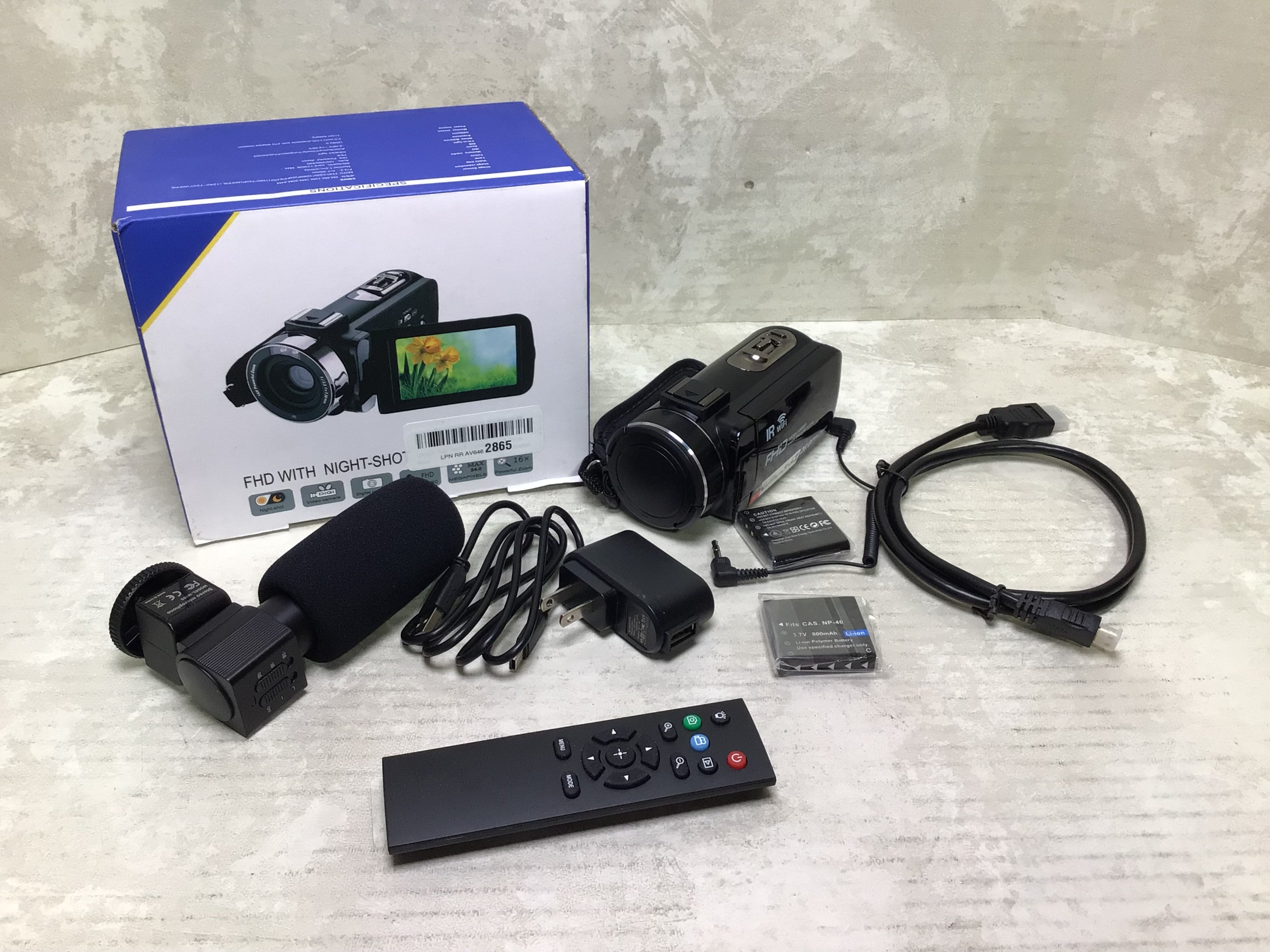 FHD High Definition Digital Video Camera Recorder **TESTED** (7687857340654)